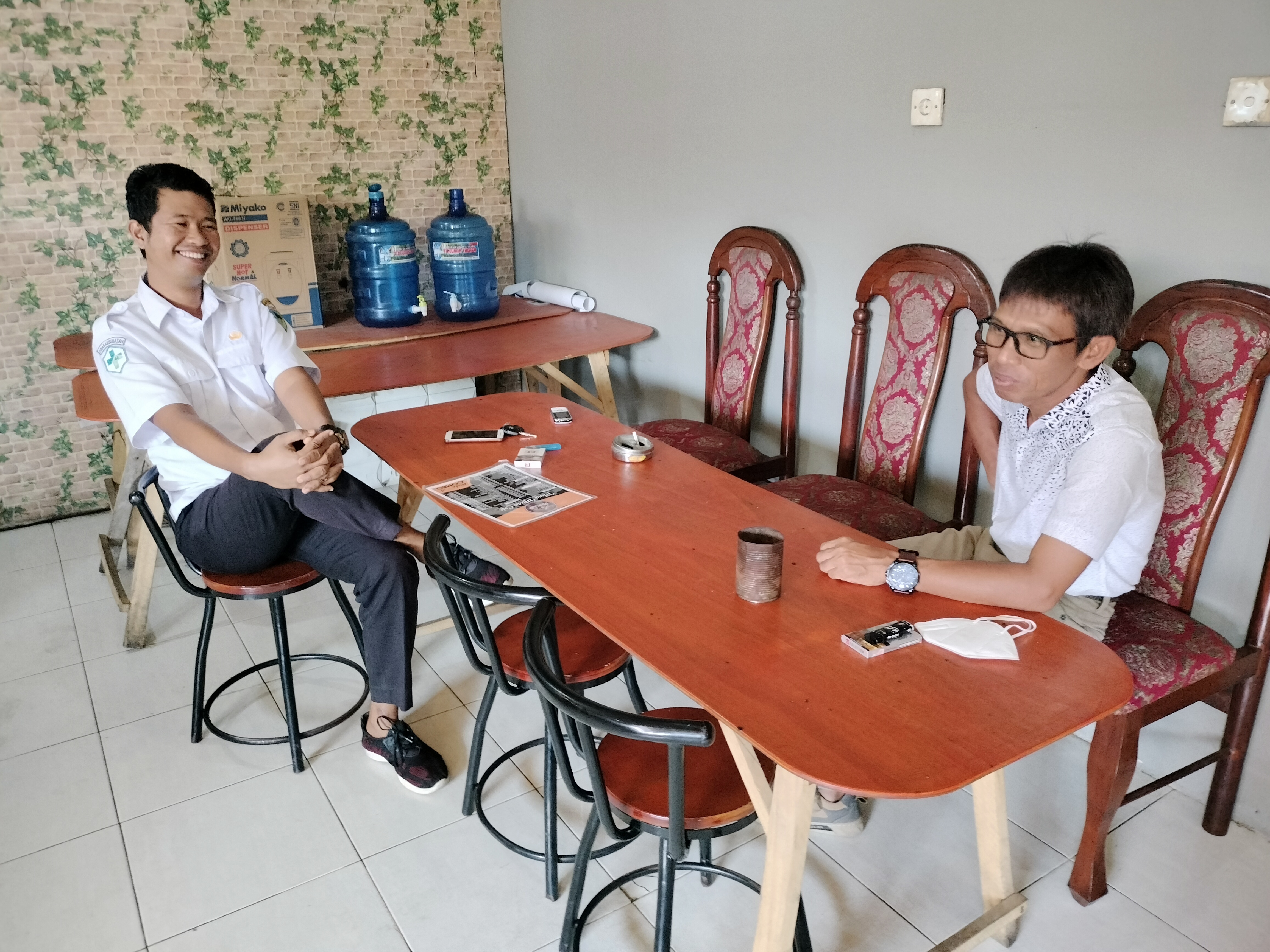Puskesmas Kayu Gadang kunjungi WaliNagari  Koto Nan Tigo
