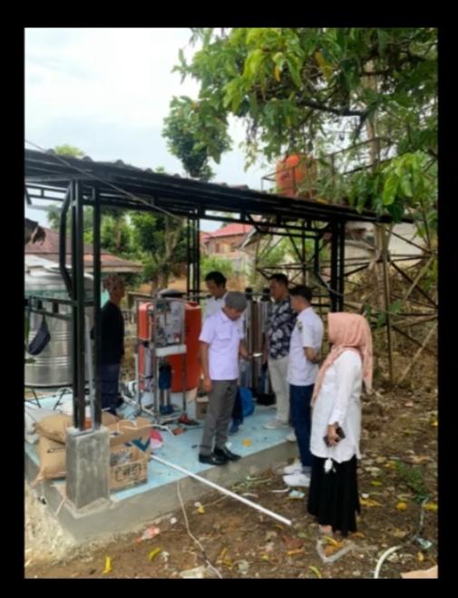 Kunjungan Dinas Kesehatan Pesisir Selatan ke Puskesmas Tanjung Beringin dalam rangka melihat pembuat