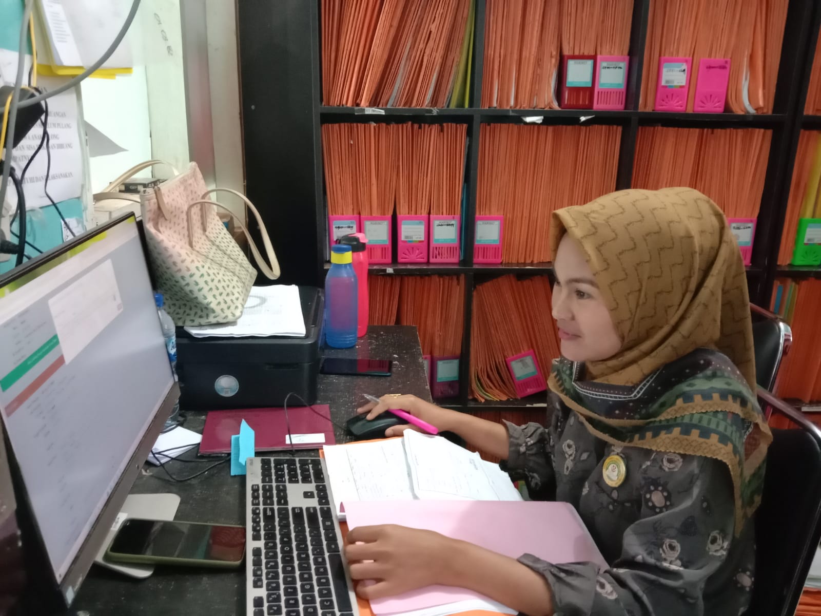 Ruangan Rekam Medis Puskesmas Air Haji