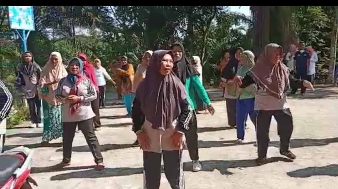Puskesmas Tanjung beringin telah melaksanakan kegiatan senam lansia di wilayah kerja Puskesmas Tanju