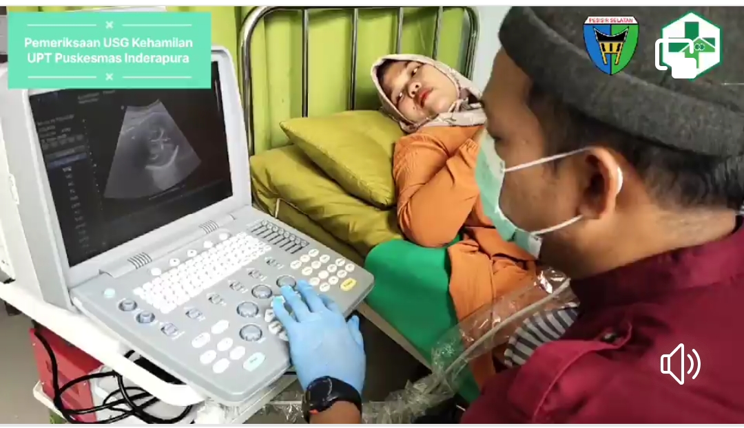 Puskesmas Inderapura sudah melayani  pemeriksaan USG untuk ibu hamil (khusus untuk melihat kehamilan