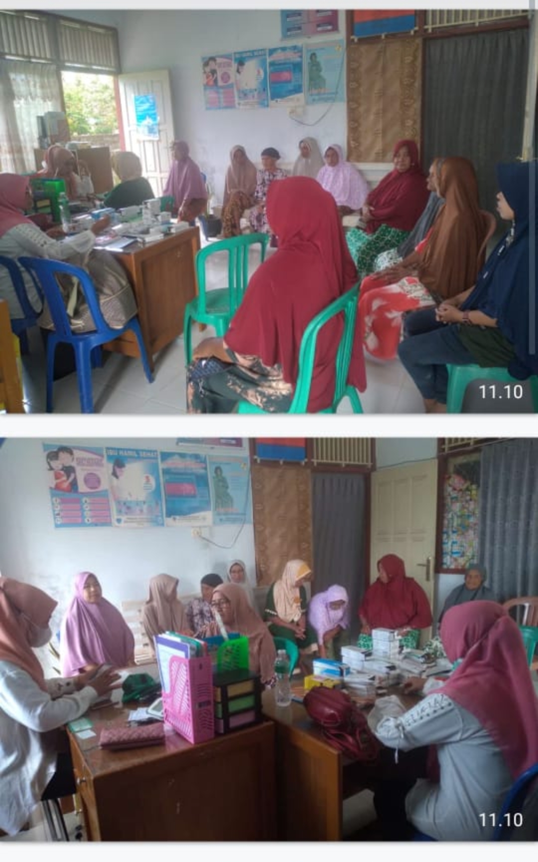 Puskesmas Air Haji laksanakan Posyandu Lansia Di Lagan Hilir Hari Rabu Tgl, 26 Oktober 2022 \"