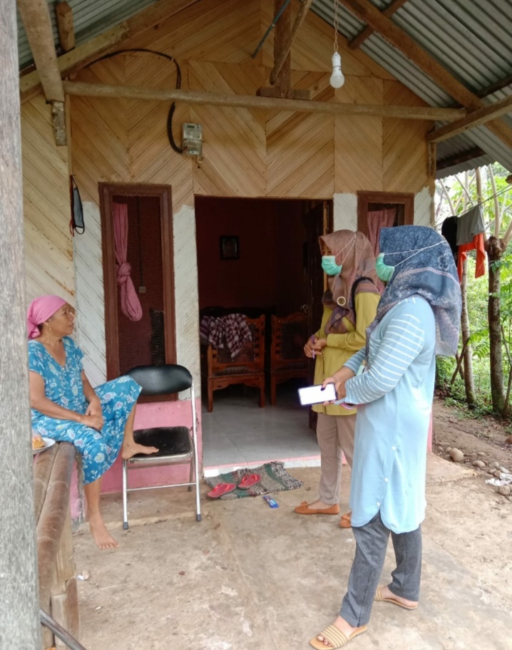 Pelaksanaan PE DBD di koto baru rawang kenagarian sungai Tunu Barat Puskesmas Balai Selasa 