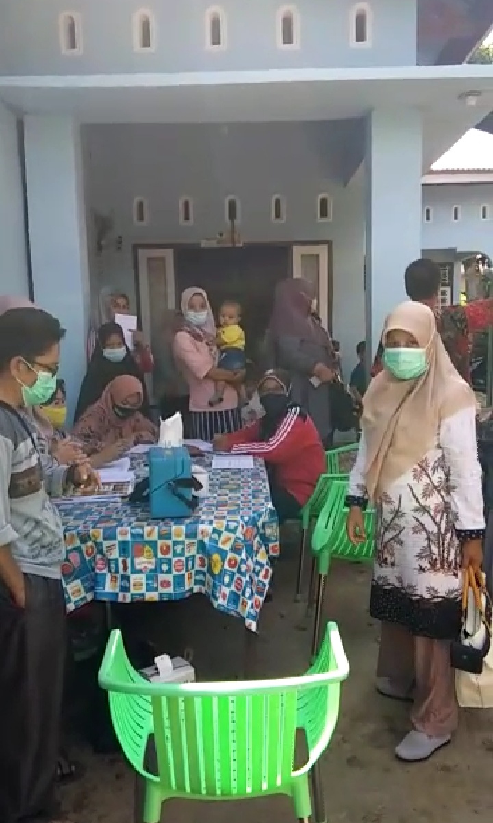 Kunjungan dari kabid P2P Dinkes Pessel ibu Erna Juita  bersama Kasi Pencegahan dan Penularan Penyaki