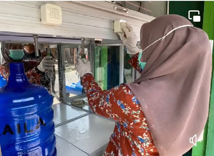 INSPEKSI SANITASI DAN PENGAMBILAN SAMPEL DEPOT AIR MINUM ISI ULANG Puskesmas Balai Selasa