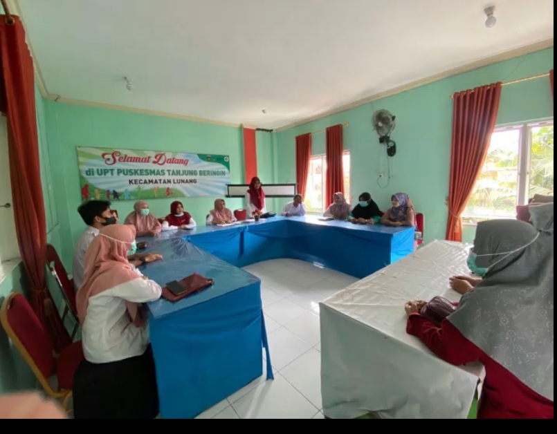 Pertemuan Monev UGD/Ranap    di hadiri oleh Kepala UPT Puskesmas Tanjung Beringin