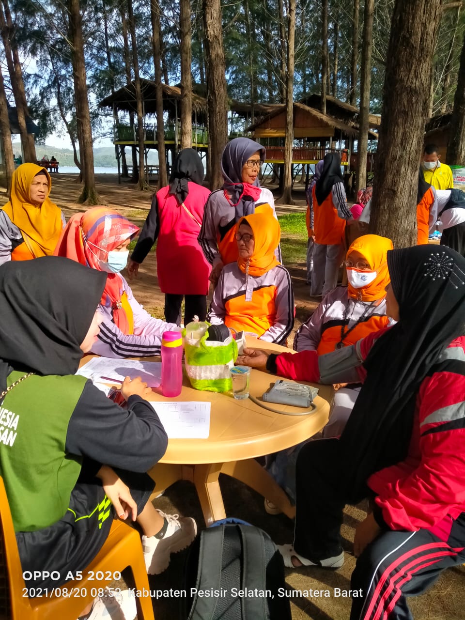 Germas  di Nagari Ampang Pulai Kecamatan Koto XI Tarusan Wilayah Kerja Puskesmas Tarusan 