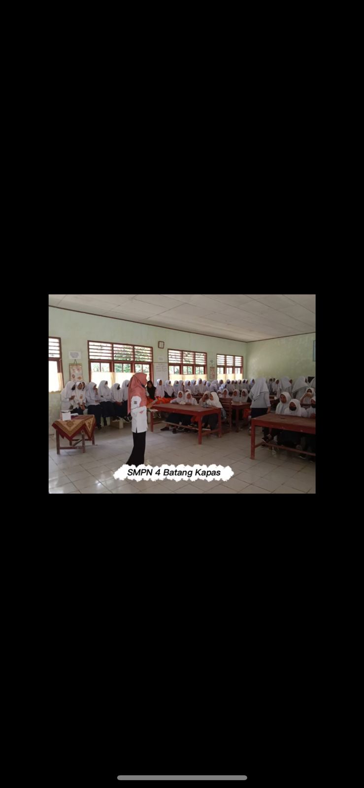 PEMBERIAN TABLET  TAMBAH DARAH  PADA  REMAJA  PUTRI  SMP, MTS dan SMA DI WILAYAH KERJA PUSK  PASAR K