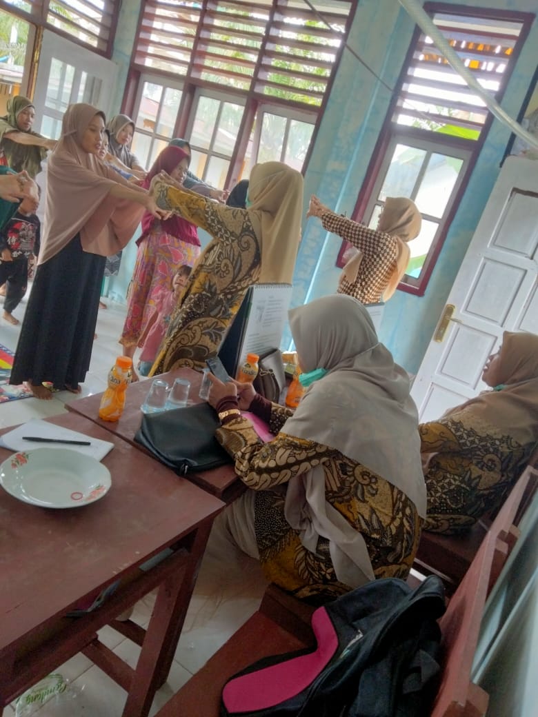 Tim Puskesmas Tanjung Beringin Lunang  laksanakan kelas  Ibu hamil
