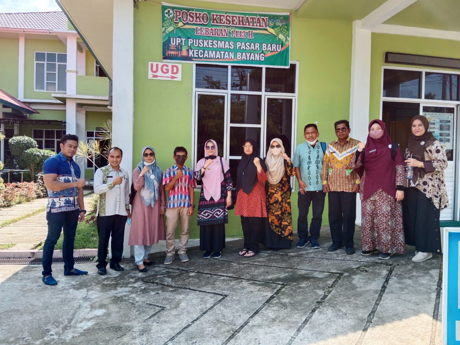 Puskesmas Pasar Baru dikunjungi oleh Dinkes Provinsi Sumbar dan Dinkes kab. Pesisir Selatan  tentang