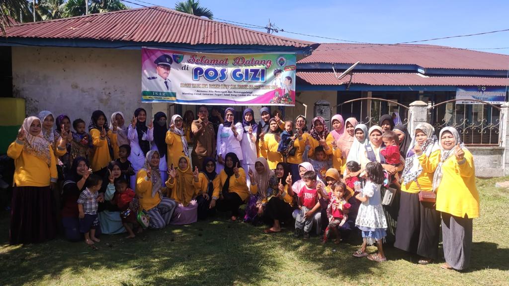 Penutupan Kegiatan PosGizi di Kenagarian Taluk UPT PUSKESMAS PASAR KUOK