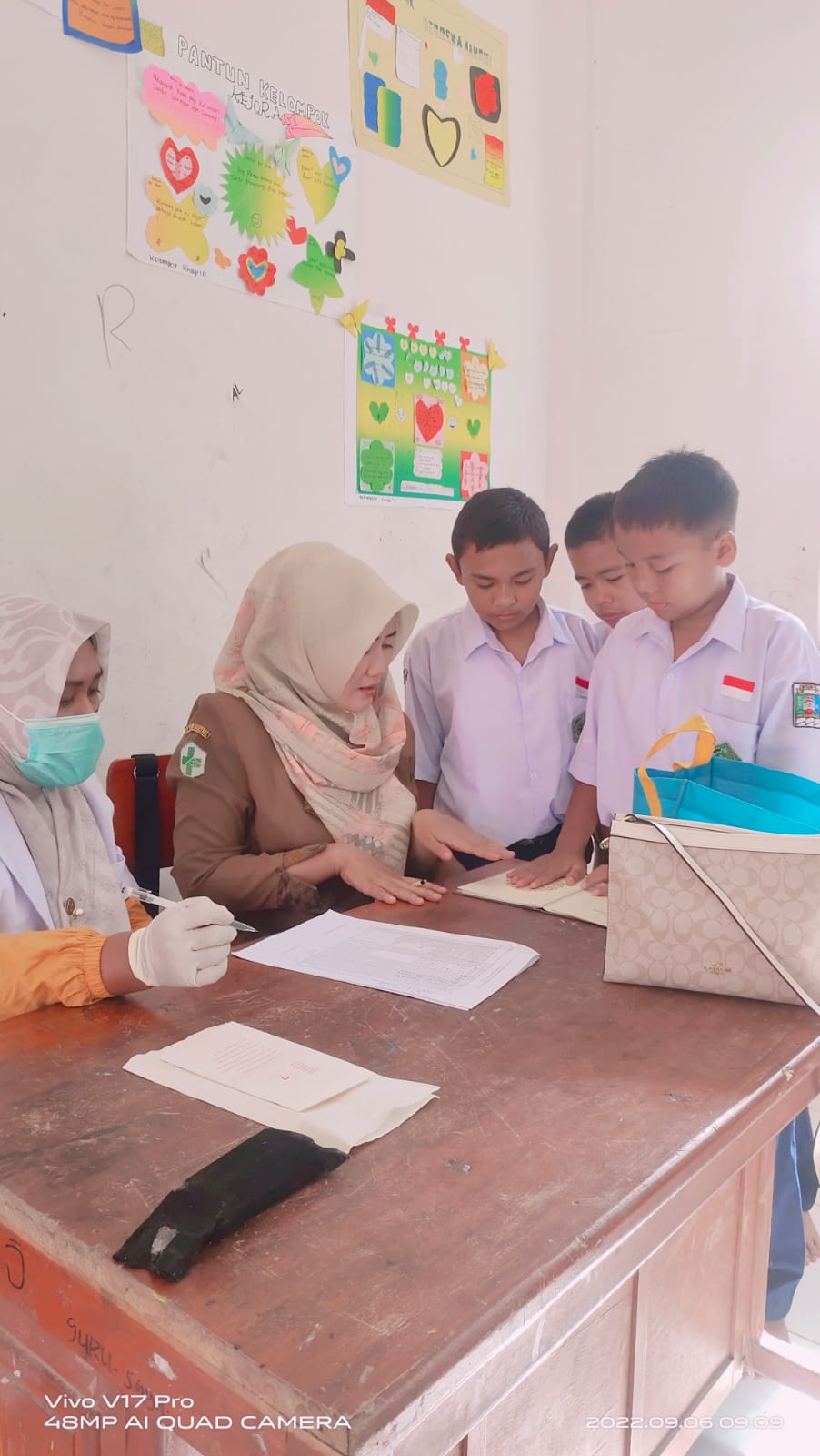 PENJARINGAN UKS DI MTSN 11 KAYU KALEK  WILKER UPT PUSKESMAS KOTO BARU