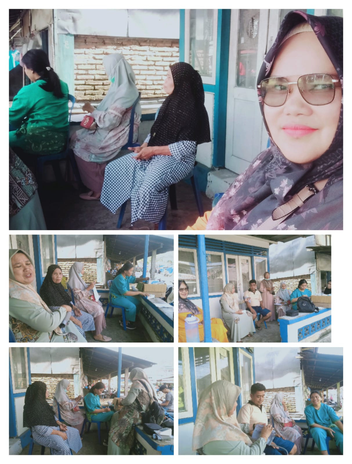 Kegiatan Sesar (Sehari Pengobatan Pasar) Merupakan Sebuah Kegiatan Dari Inovasi Puskesmas BBB Tahun 