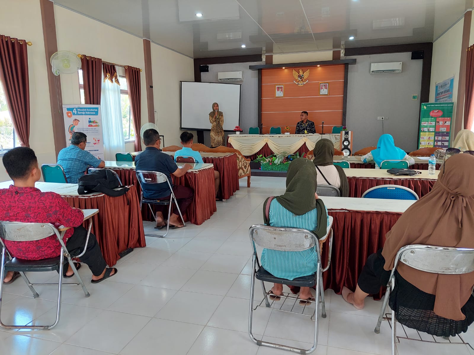 Pertemuan Asosiasi Depot Air Minum di Puskesmas Salido 