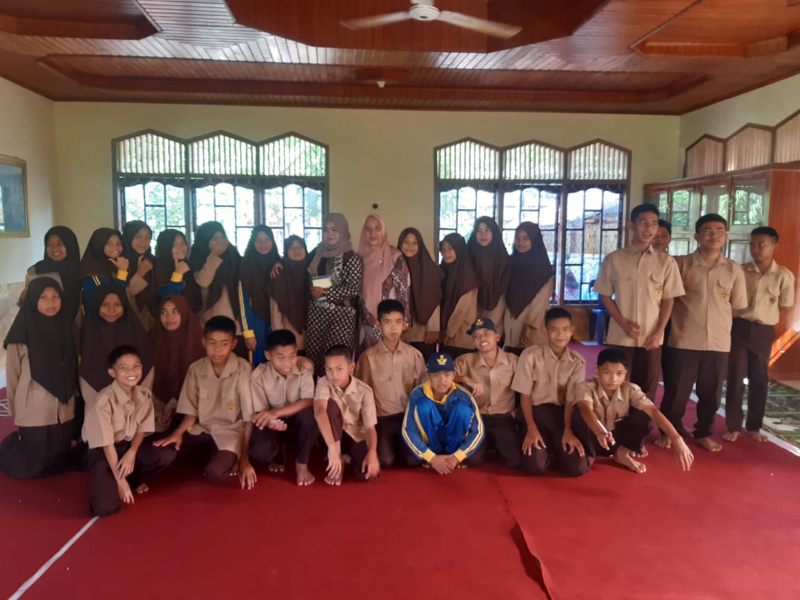 Kegiatan PKPR di SMPN 02 Lengayang wilayah kerja Puskesmas Koto Baru,Lengayang
