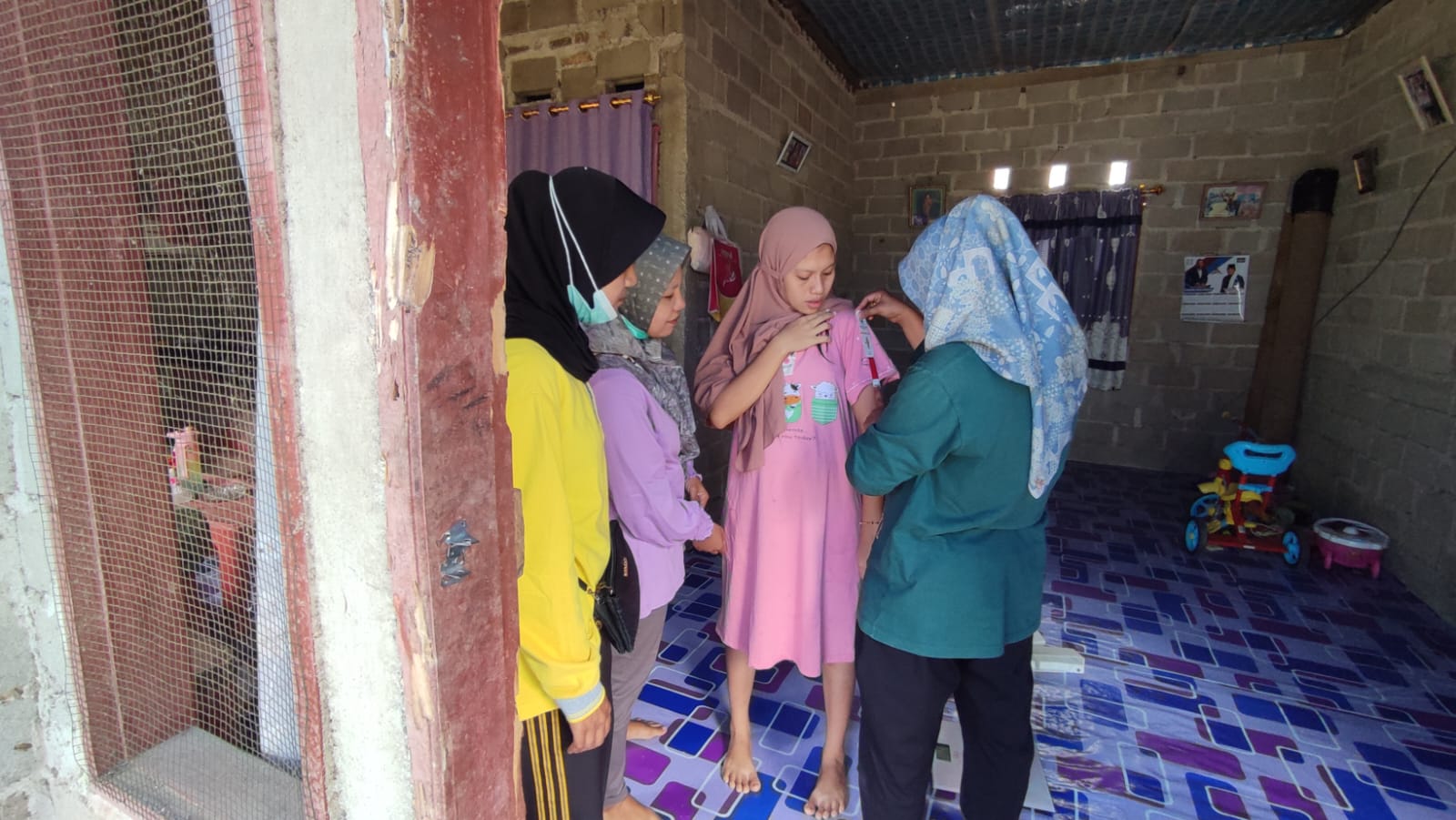 UPT Puskesmas IV Koto Mudik,melaksanakan kegiatan pelacakan ibu hami dan balita gizi kurang 