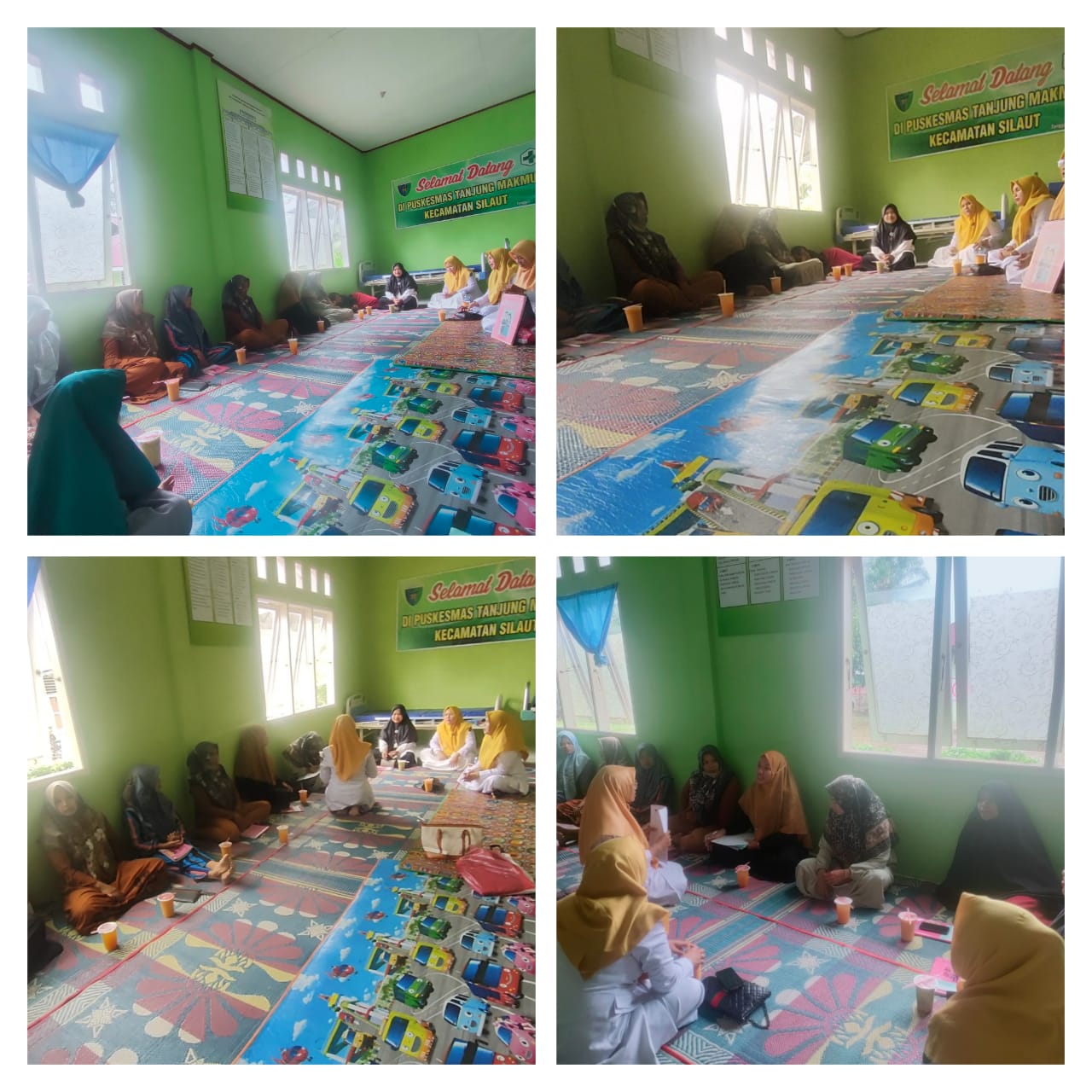 Bikor dan Petugas KIA melakukan Kegiatan Kelas Ibu Hamil di Nagari Lubuk Bunta