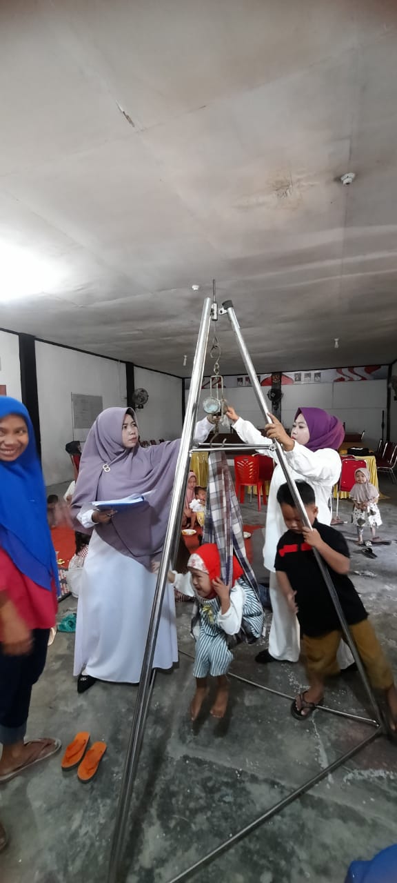 Kegiatan Pembukaan POS GIZI Di Nagari Surantih