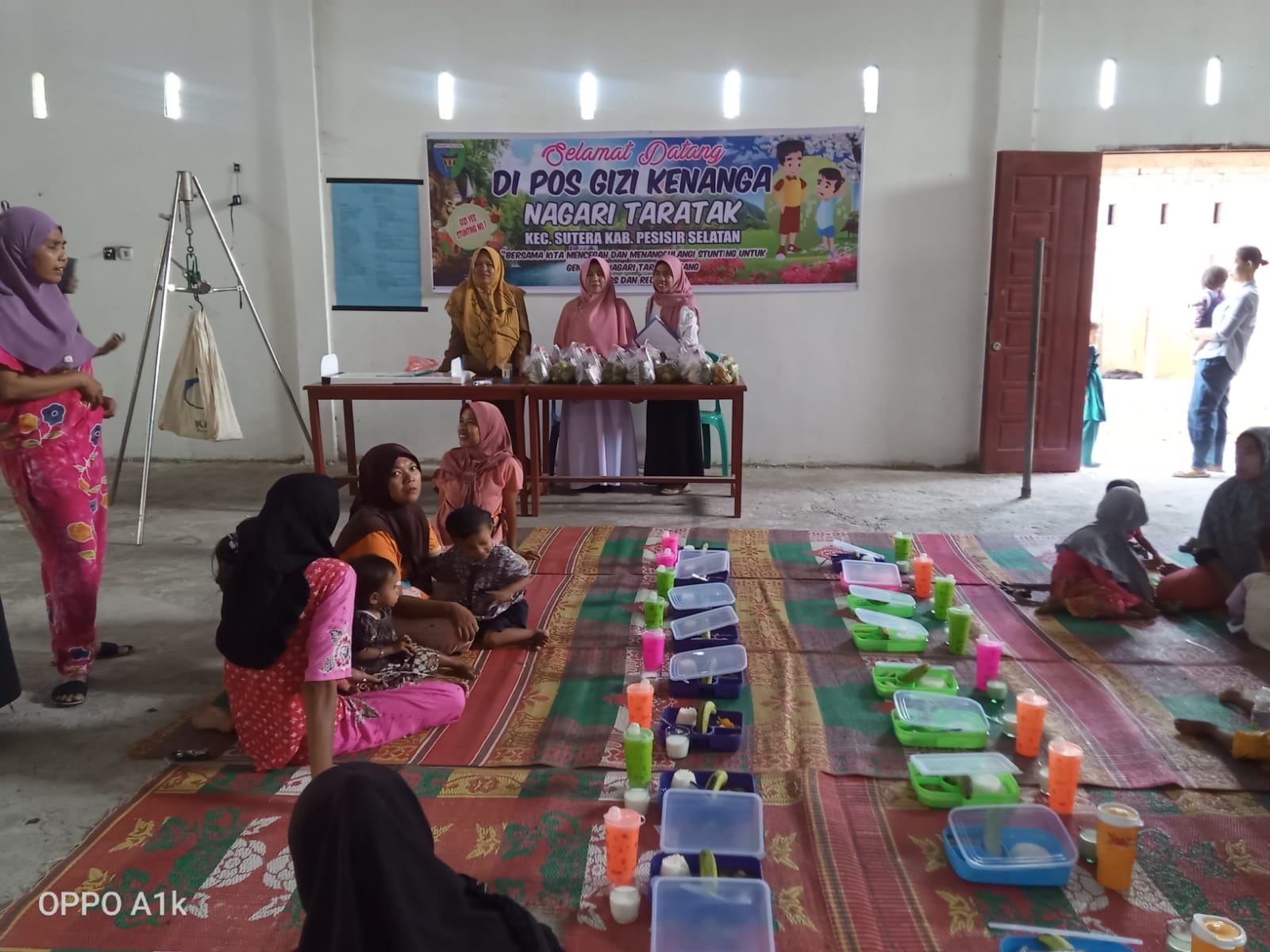Kegiatan Pembukaan POS GIZI Di Nagari TARATAK