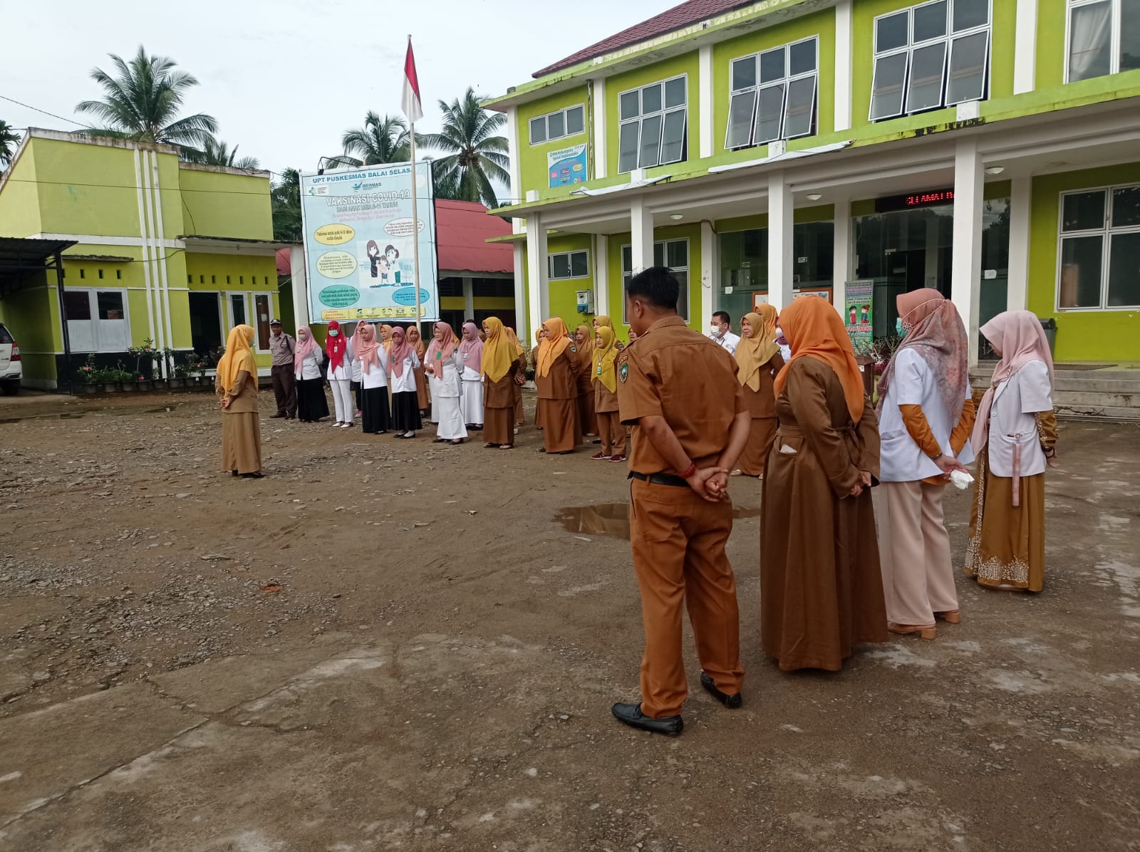 APEL PAGI SEBAGAI SARANA INFORMASI TERBARU PUSKESMAS BALAI SELASA