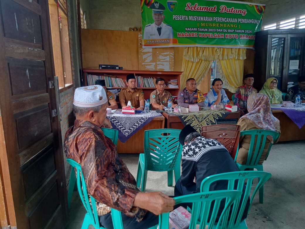 Musrenbang Nagari Kapelgam Koto Berapak