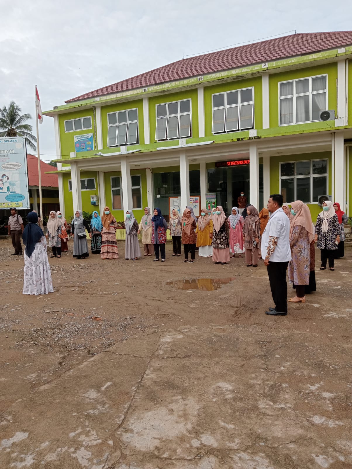 APEL PAGI SEBAGAI SARANA INFORMASI TERBARU PUSKESMAS BALAI SELASA