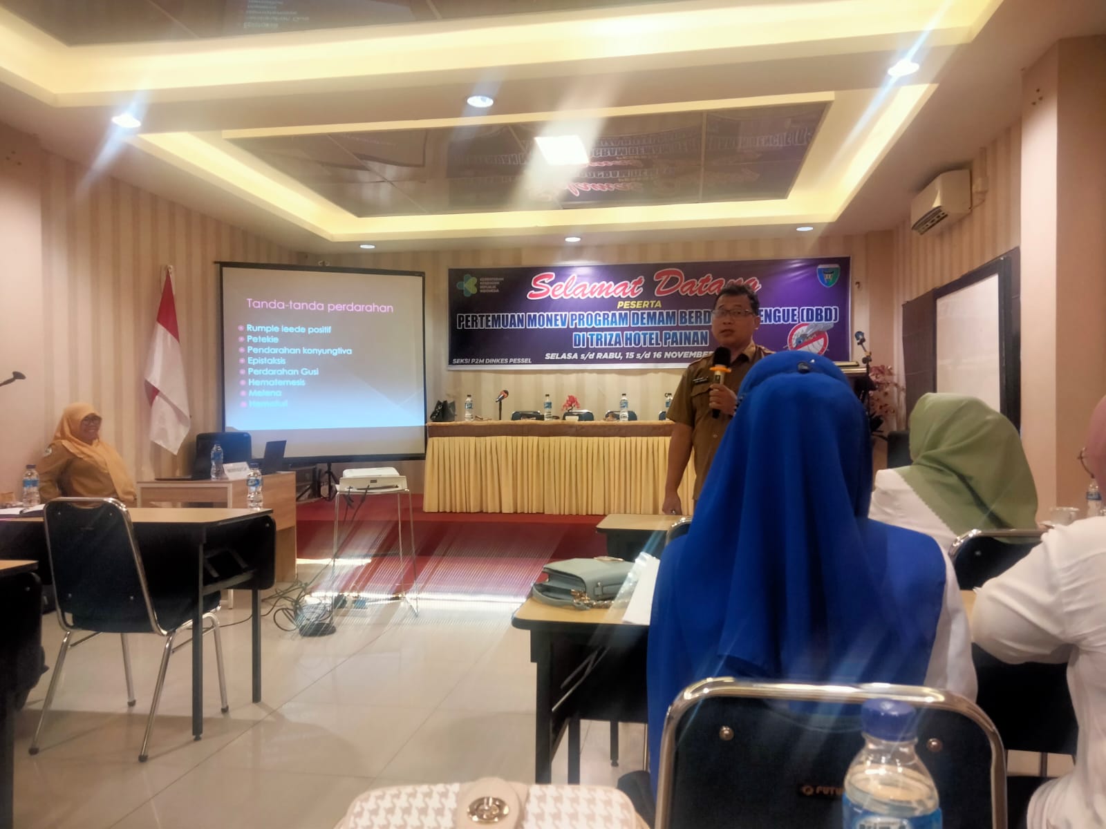 PERTEMUAN MONITORING DAN EVALUASI DEMAM BERDARAH DENGUE (DBD) KABUPATEN PESISIR SELATAN
