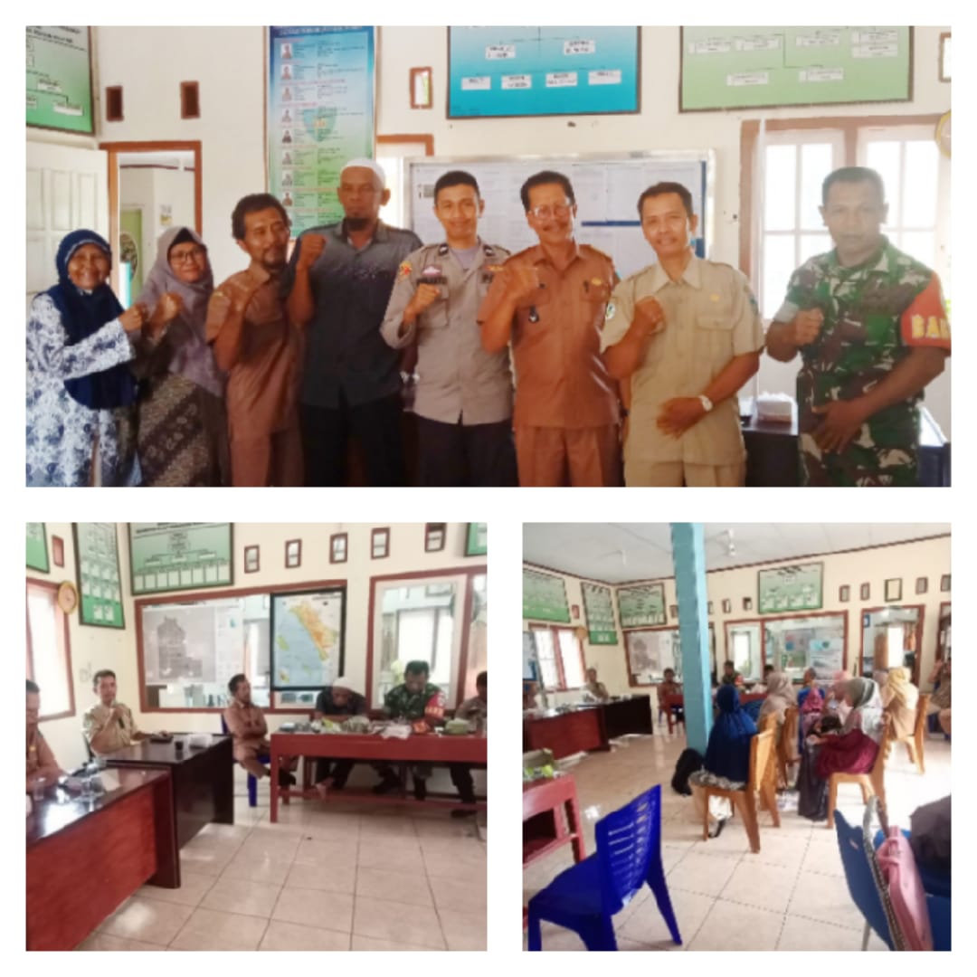 Puskesmas Tanjung Makmur Kecamatan Silaut menghadiri undangan MMD3 Desa Siaga di Nagari Durian Serib
