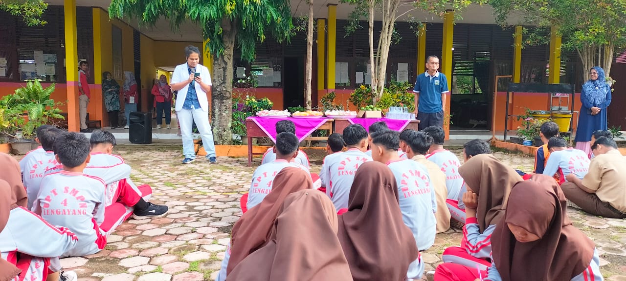 Puskesmas Koto Baru Melakukan Kegiatan terintegrasi Penyuluhan \"HIV,Napza,Bahaya Merokok di Usia Re