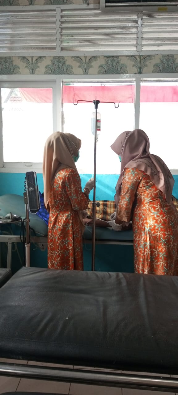 Pelayanan pasien UGD Puskesmas Air Haji 