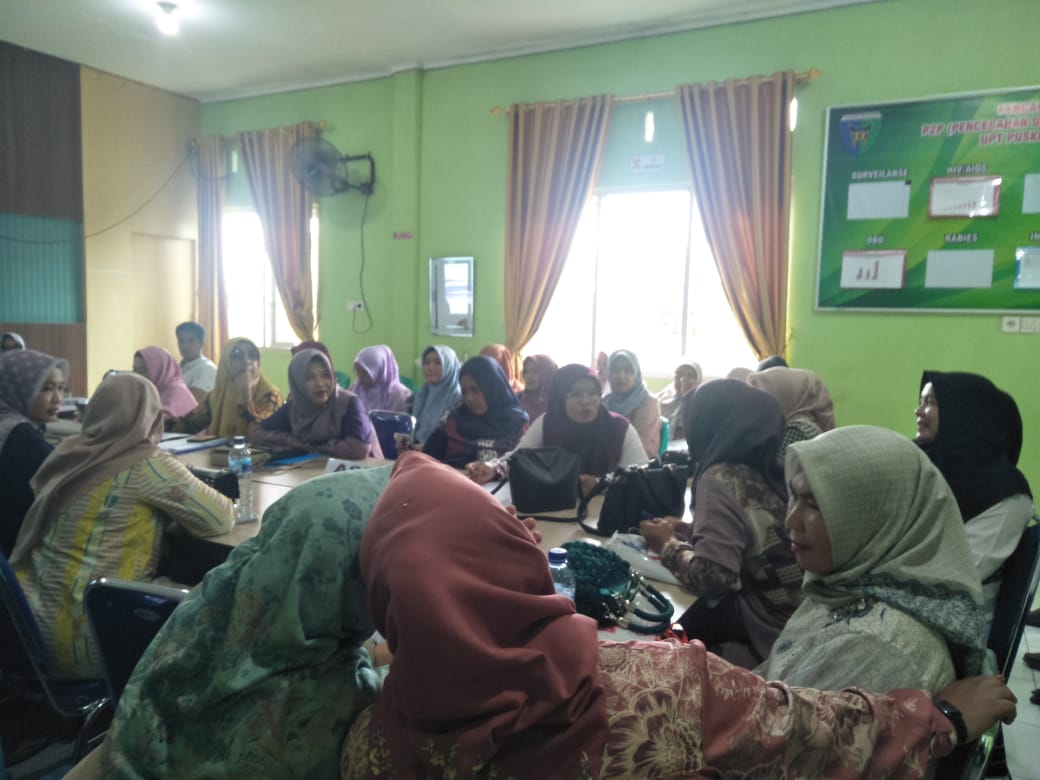 Kegiatan Lokmin bulanan bulan januari puskesmas koto baru tahun 2023