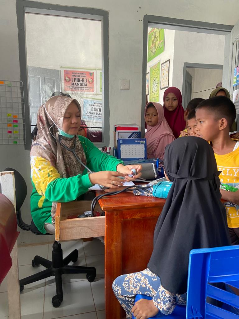 Posyandu Remaja Milenial di Nagari Koto Rawang Puskesmas Salido