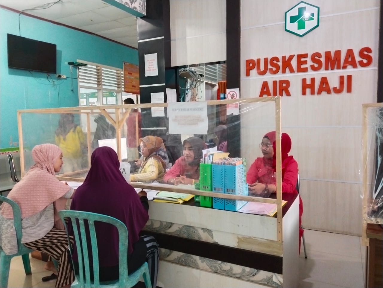 Puskesmas Air Haji melakukan pelayanan mulai dari Rekam Medis