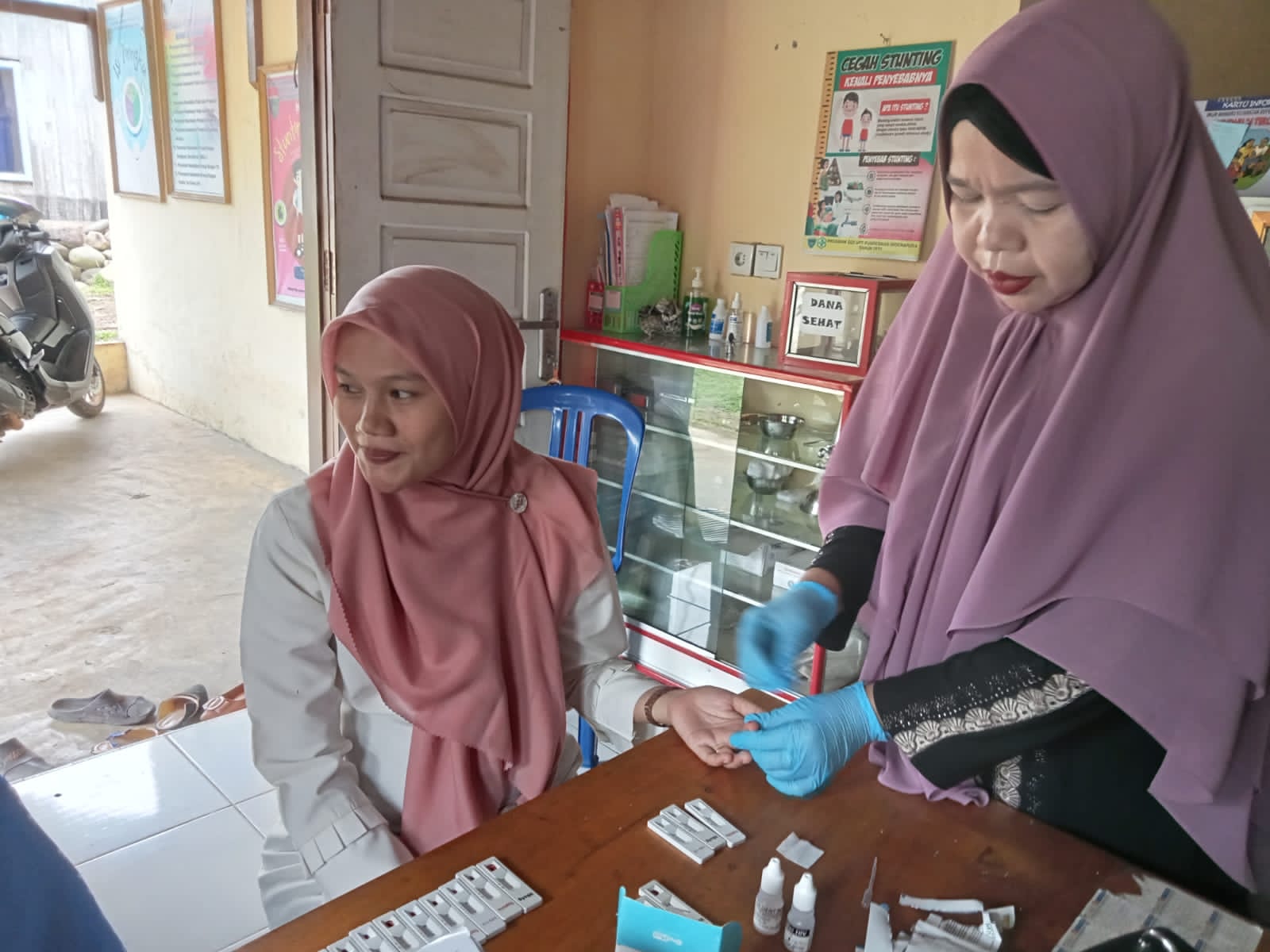 PEMERIKSAAN TRIPLE ELIMINASI PADA IBU HAMIL DI NAGARI TIGO SUNGAI KECAMATAN PANCUNG SOAL 