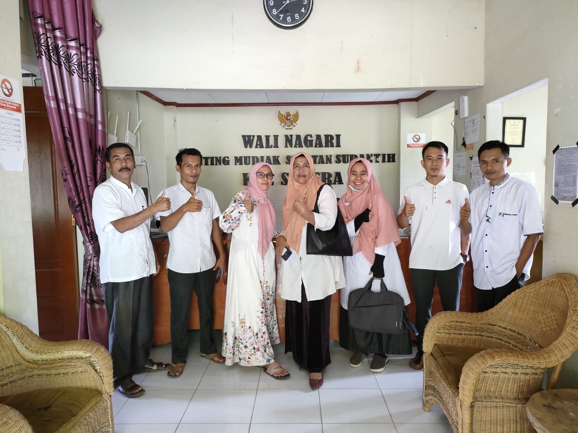 ADVOKASI KENAGARI  OLEH PJ PTM Promkes Puskesmas Kayu Gadang