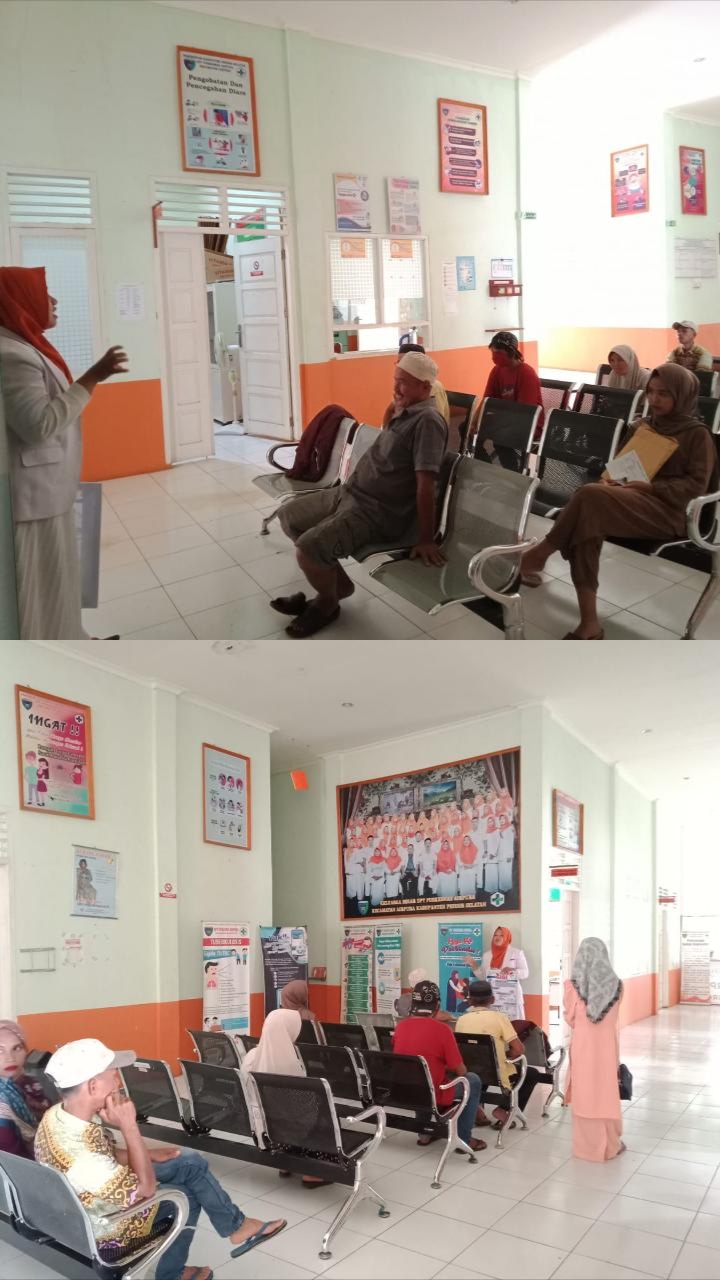 KEGIATAN PENYULUHAN DALAM GEDUNG PUSKESMAS AIRPURA