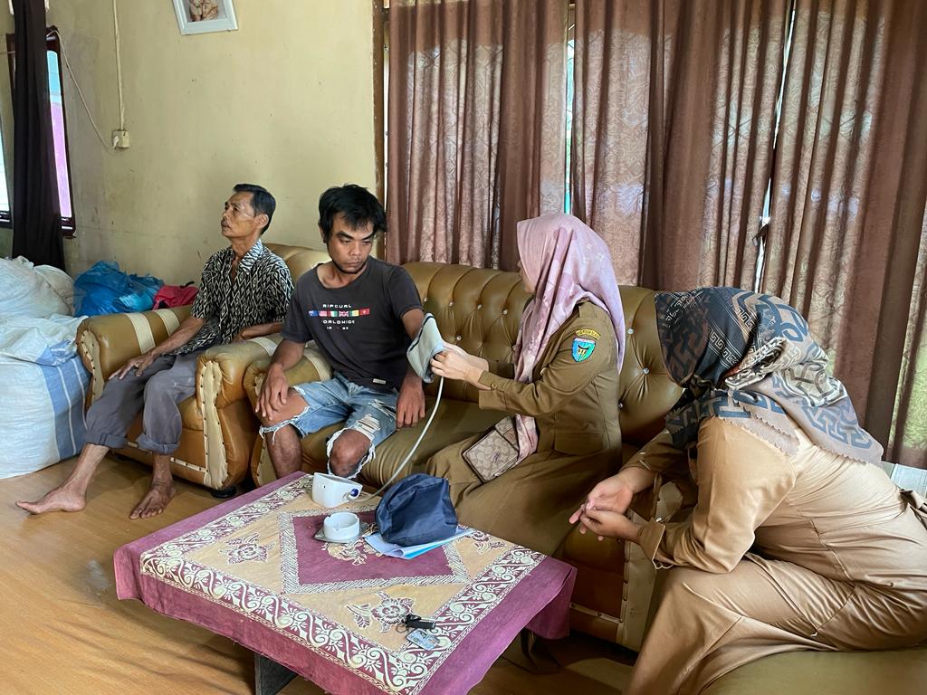 Kunjungan Rumah Penderita  ODGJ ( Orang Dengan Gangguan Jiwa ) Di Wilker Puskesmas Inderapura