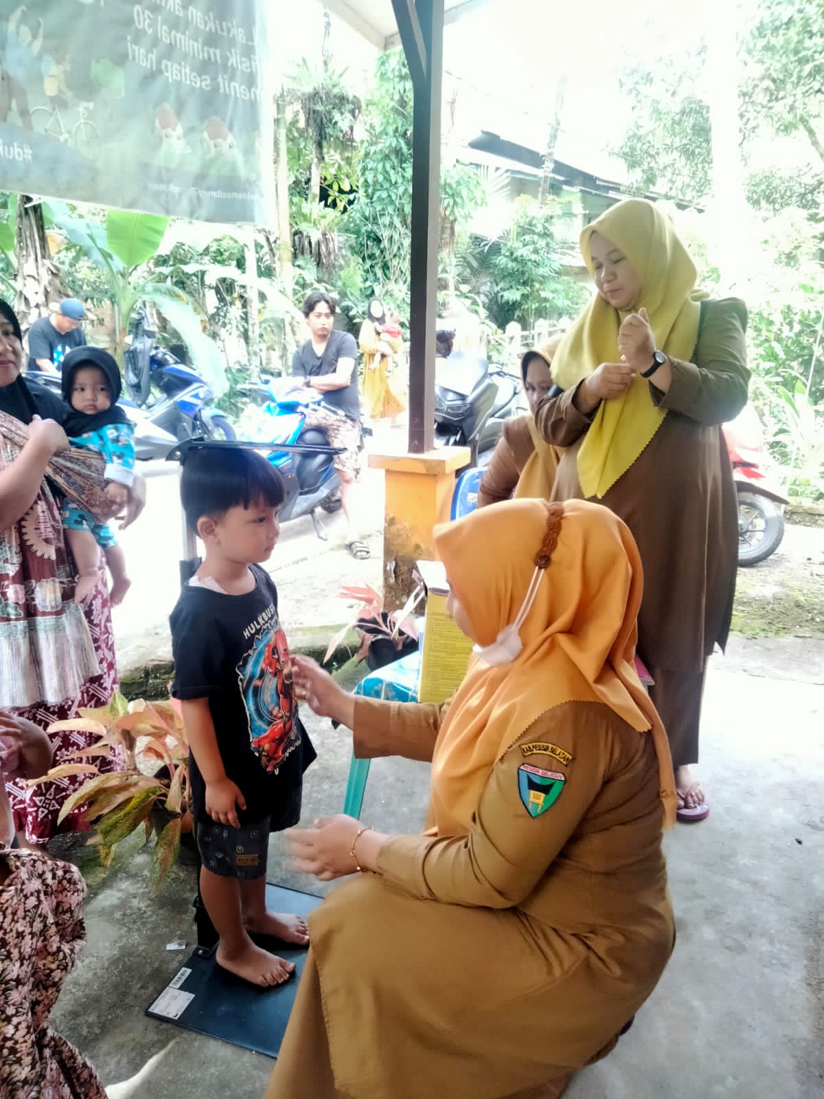 Puskesmas BB.Balantai Penimbangan masal dan pemberian vitamin A