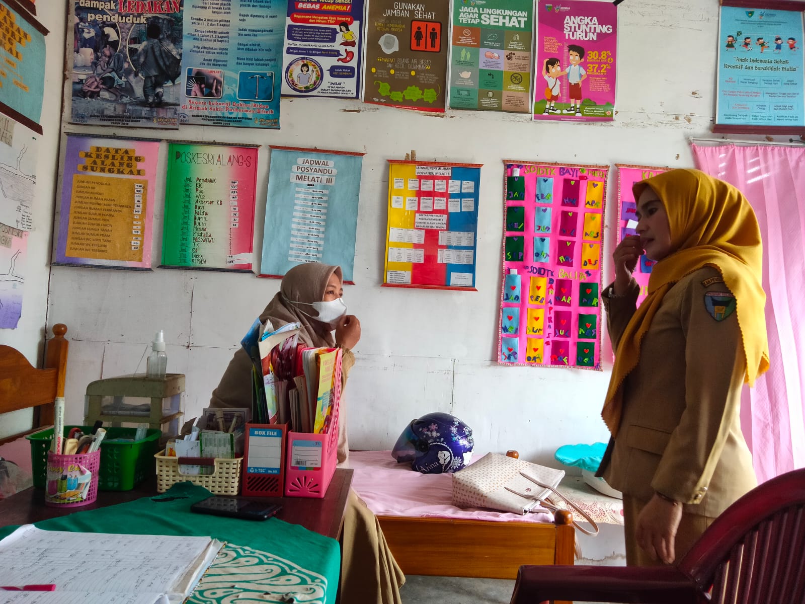 Puskesmas Air Haji Inspeksi kesehatan lingkungan  dalam rangka pengawasan berdasarkan standar