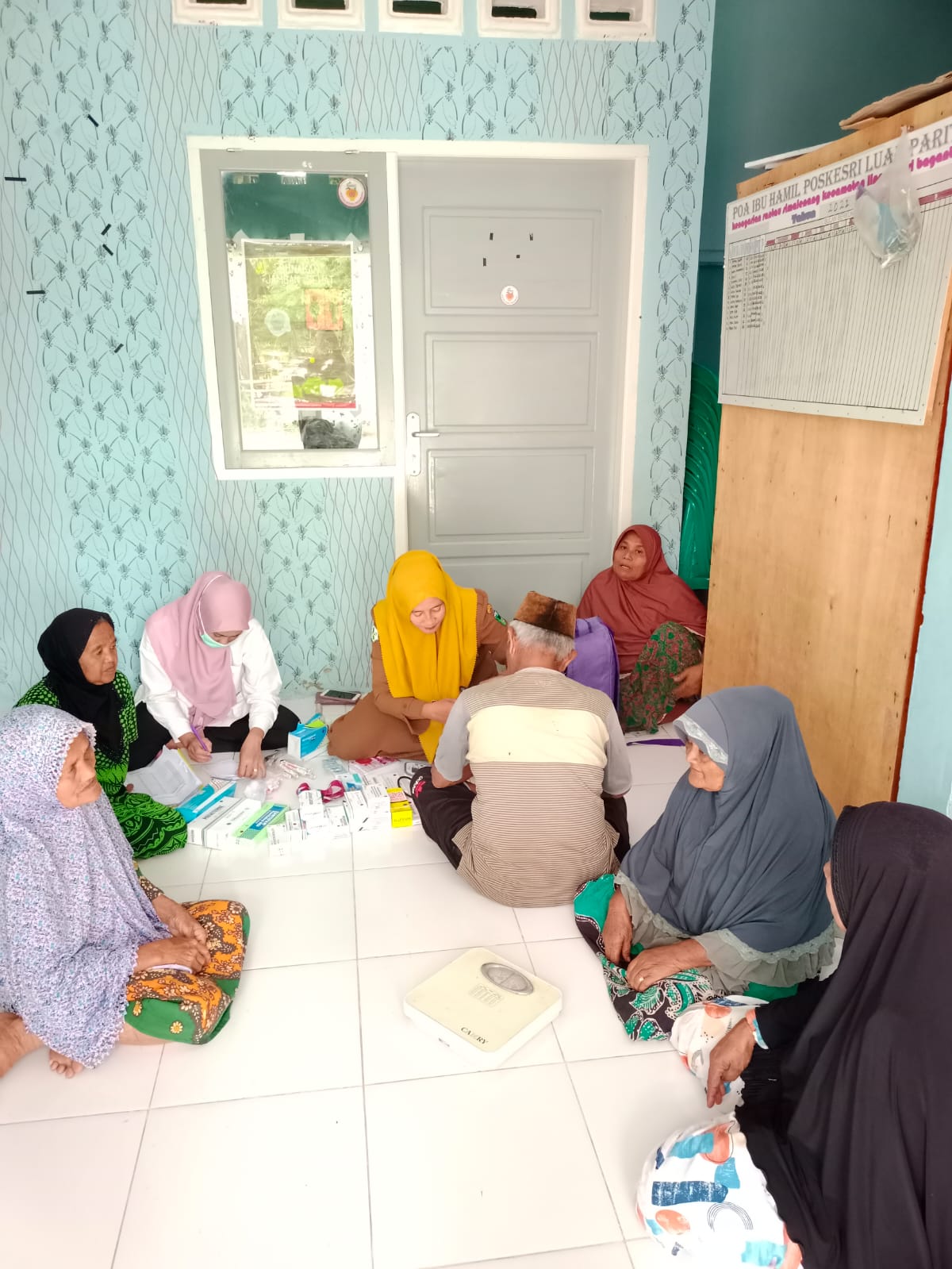 Pelayanan Di Posyandu Lansia Puskesmas Air Haji Poskesri Luar Parit Rantau Simalenang