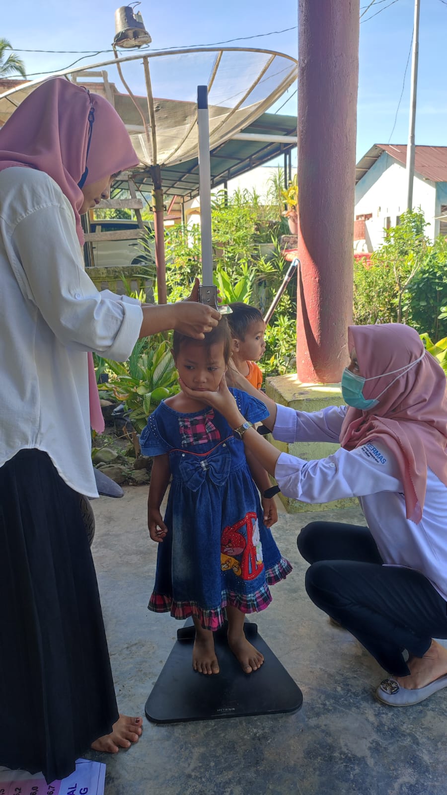 Penimbangan masal dan pemberian vitamin A Puskesmas IV koto mudik