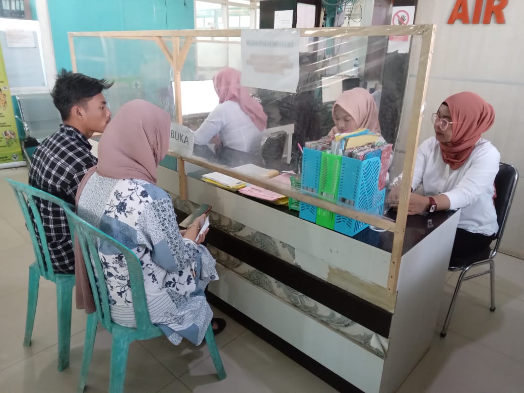 Puskesmas Air Haji melakukan pelayanan mulai dari Rekam Medis