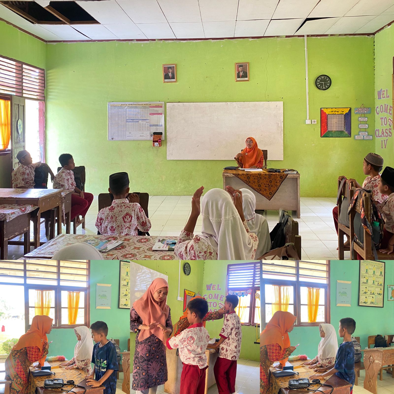 Petugas Puskesmas Tanjung Makmur melakukan penyuluhan dan skrining Penyakit Frambusia dan Kusta pada