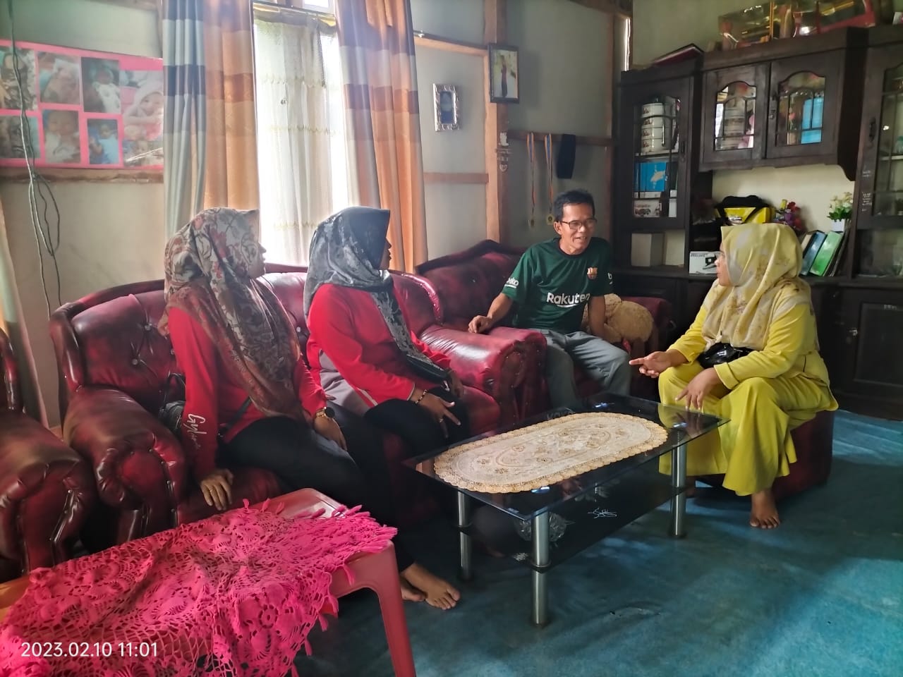 Kegiatan PE DBD pada tempat tinggal penderita dan sekitar tempat tinggal penderita yg terkena DBD di