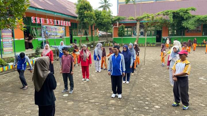 Tes kebugaran fisik di SDN 05 Lunang 