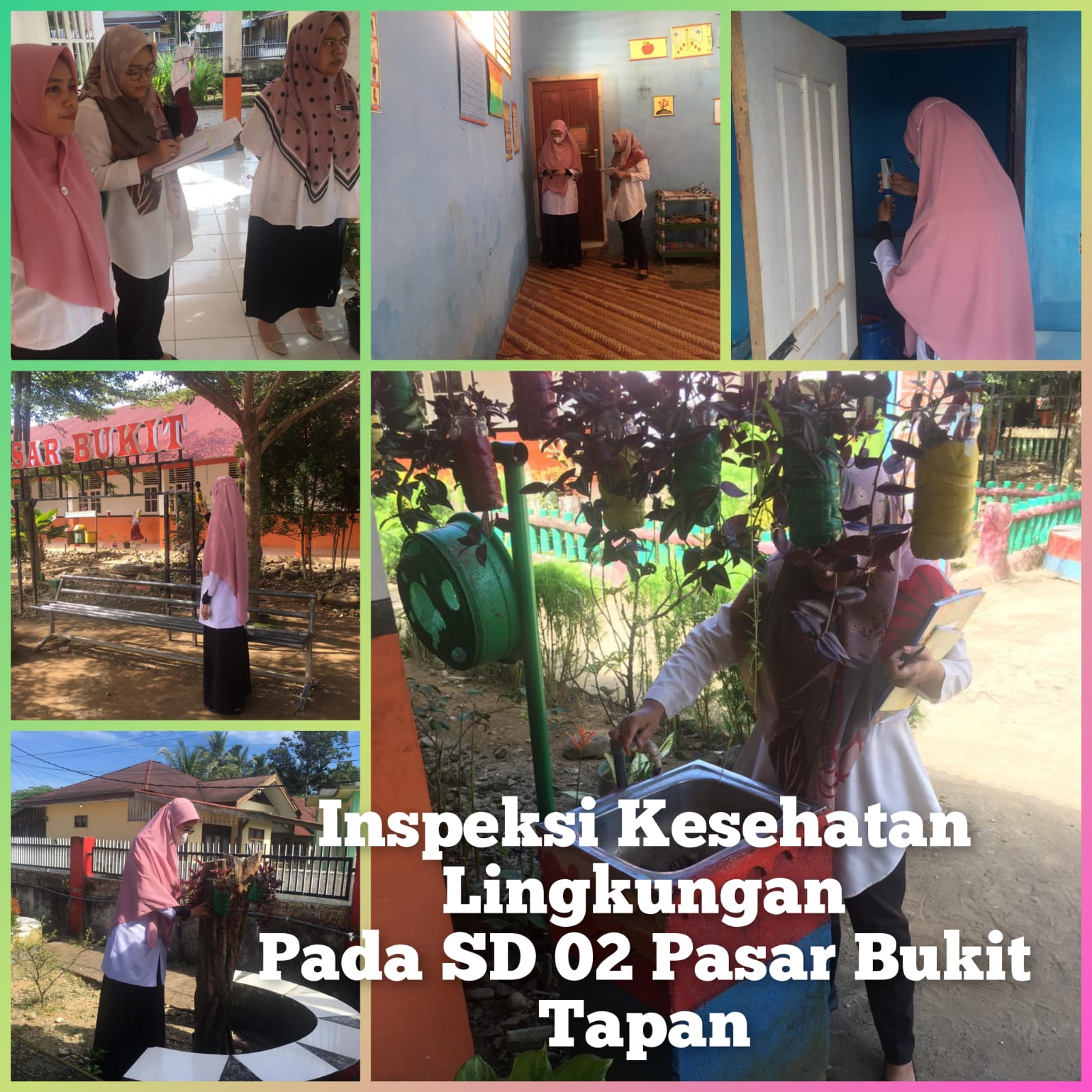Inspeksi Kesehatan Lingkungan pada SD 02 Pasar Bukit Tapan
