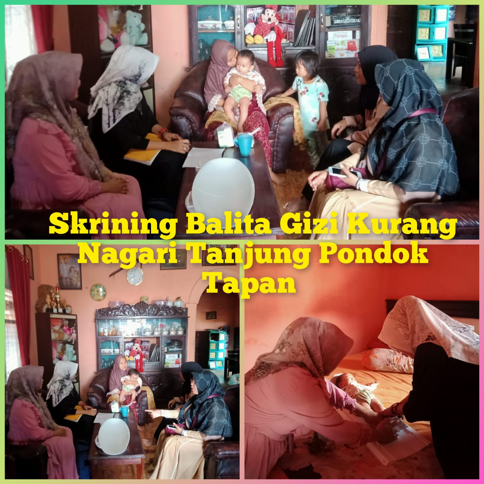 Skrining Balita Kurang Gizi Nagari Tanjung Pondok Tapan