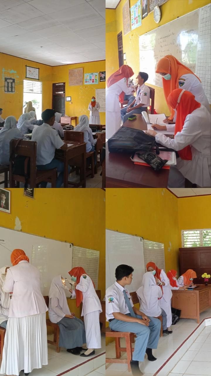 KEGIATAN UKS (PEMERIKSAAN BERKALA) ANAK SEKOLAH DI WILKER PUSKESMAS AIRPURA