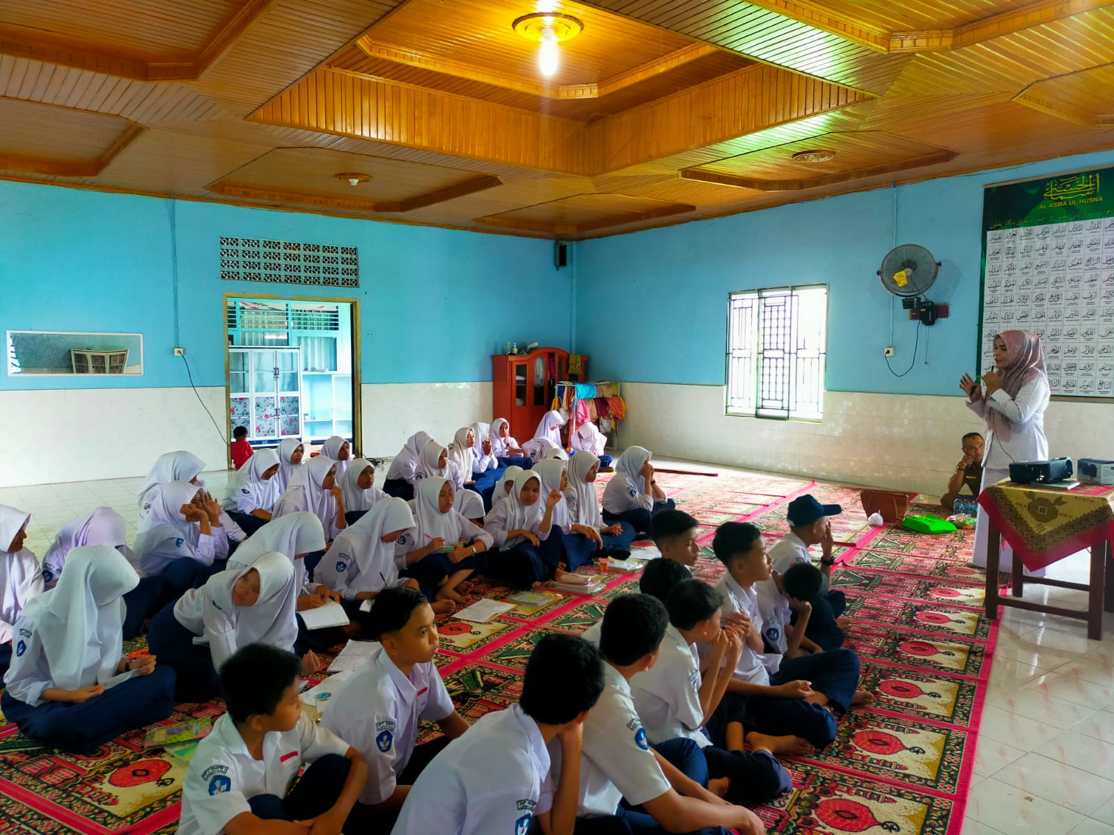 Kegiatan PKPR di SMPN 1 Lengayang Wilayah kerja Puskesmas kambang