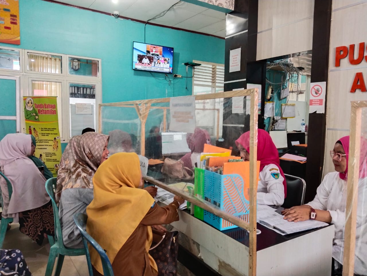 Puskesmas Air Haji melakukan pelayanan mulai dari Rekam Medis 